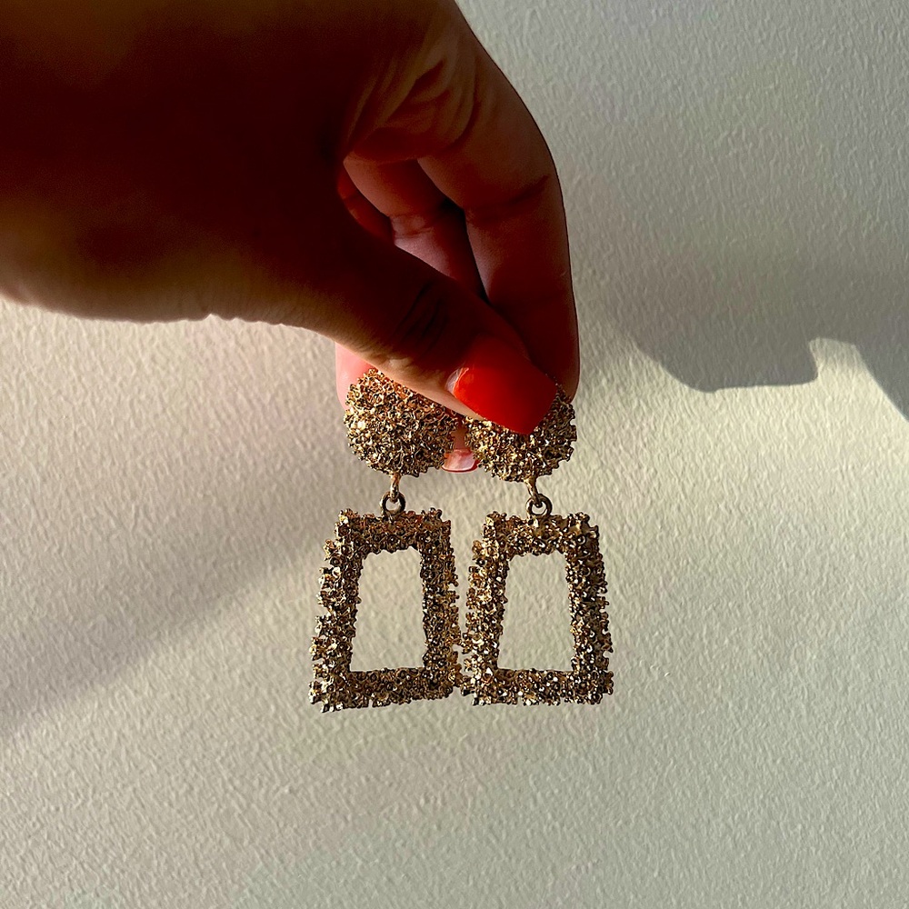 Asos Gold Celebration Earrings